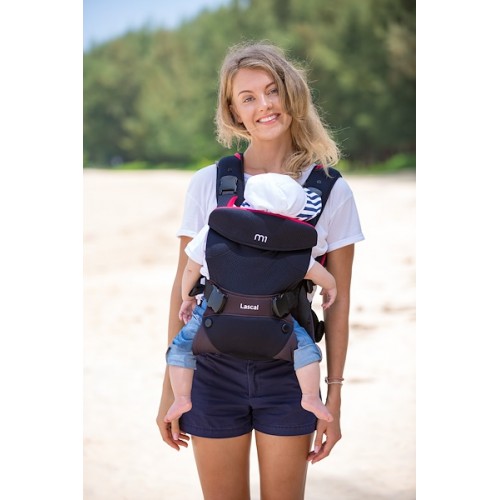 LASCAL M1 Baby Carrier - Blue / Red / Black